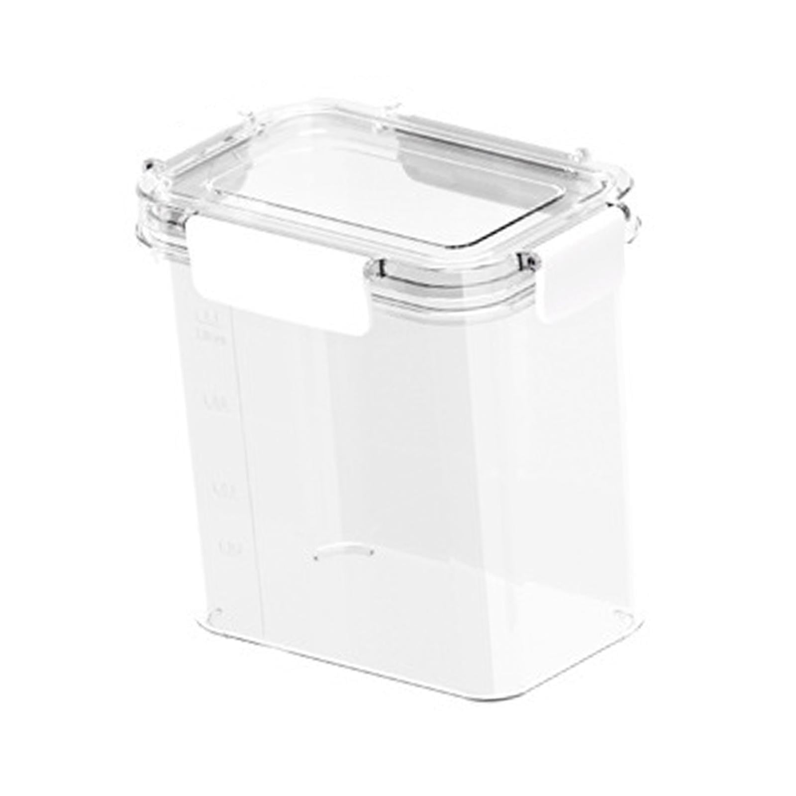Locking Airtight Food Storage Container with lock Lids Kitchen Organization for Rice 1.1L