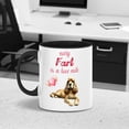 thumbnail image 4 of Every Fart is Love Note Cocker Spaniel Guilty Face Happy Valentine's 11oz Accent Two-tone Mug Cockers Dog Lover Gifts Coffee Tea Cup - 01016, 4 of 5