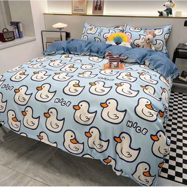 Juego de cama Quackie Azul