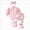 T88-Pink, variant on 9-12 Months Toddler Baby Girl Fall Winter Outfits Long Sleeve Romper Baby Girl Outfits Flare Pants Set With Headband Girls Black Tracksuit