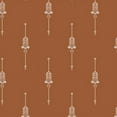 thumbnail image 2 of 3S Brother's Kitchen Valance BOHO Printed Set of 3 Hanging Rod Pocket & Back Tab Window Décor Valances Tiers Café Curtains -Made in Turkey 0035( Brick 50"x14" Valance - 2 Tiers 24"x24"), 2 of 4