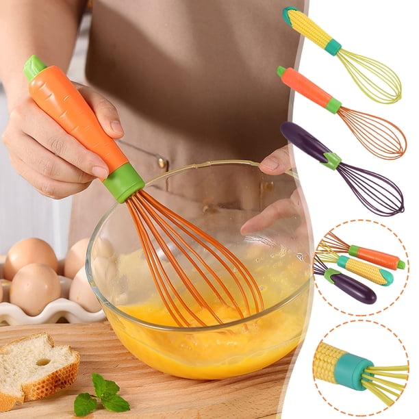 ¡Compra Ahora y Ahorra!, Mango de plástico Mango de batidor Batidor manual Batidor de crema Batidor de masa Akmoler