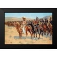 thumbnail image 2 of Remington, Frederic 18x13 Black Modern Framed Museum Art Print Titled - The Mexican Major, 2 of 5