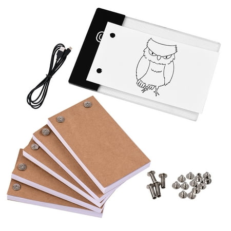 Flip Book Kit with Light Pad LED Light Box Tablet 300 Sheets Drawing Paper  Flipbook with Binding Screws for Drawing Tracing Animation Sketching Cartoon  Creation | Walmart Canada