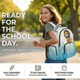 thumbnail image 6 of DISNIMO Cute Cartoon Lion Large Capacity School Backpack for Elementary Middle School Kids, Multi Compartment Bookbag with Side Mesh Pockets for Daily Use, Travel, 6 of 7