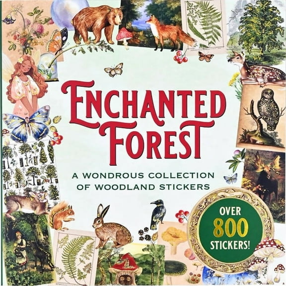 Enchanted Forest Sticker Book (Over 800 Stickers!), (Paperback)