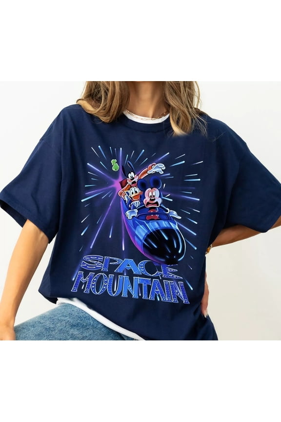 Disney Mickey And Friends Space Mountain Tomorrowland Galactic T-shirt