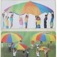 thumbnail image 2 of 6M Para Rainbow Parachute De Ejercicio Juguete yotijar Juguete de paracaídas para niños, 2 of 9