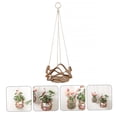 thumbnail image 6 of Niceauty Indoor Outdoor Yellow Planter Hanger for Round and re Flowerpots, 6 of 6