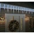 GE 20 Count Twinkling 100 LED Ice Crystal Icicle Set 9 Feet Christmas