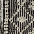 thumbnail image 3 of Natural and Black Diamond Textured Hand-Loomed Runner 2Ft 3Inx6Ft, 3 of 3