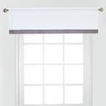 thumbnail image 4 of Bacati - MixNMatch Band Window Valance 15"x54" 100% Cotton Percale Fabrics, Pink, 4 of 4
