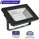 thumbnail image 2 of [2 piezas] Foco de luz negra LED, reflector Lunsy Uv 30 W Lámpara de luz negra Luz de fiesta, Ip66 Luz negra fluorescente impermeable con 150 LED Uv, 2 of 4