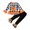 Black White Plaid, variant on RUINIXCW Kid Toddler Baby Girl Halloween Outfit Little Girl Fall Winter Clothes Pumpkin Embroidery Tulle Ruffle Plaid Long Sleeve Top Flare Pants Set