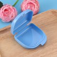 thumbnail image 3 of Denture Storage Container, Retainer Case With Vent Holes and Hinged Lid Snaps Case Dental Retainer Box Denture Storage Container, 3 of 5