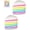 2pcs, variant on Cake Squishy Slow Rise Rainbow Cake Squishy, Jumbo Slow Rising Fidget Squeeze Ball, Soft Sensory Stress Relief for Anxiety, Focus, Hand Therapy & Party Favors(3pcs)