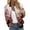 Hot Pink, variant on PMVFHDE Women's Casual Daily Lightweight Zip Up Floral Print Baseball Jacket With Pocket Fall Coats Coats For Women Beige,M