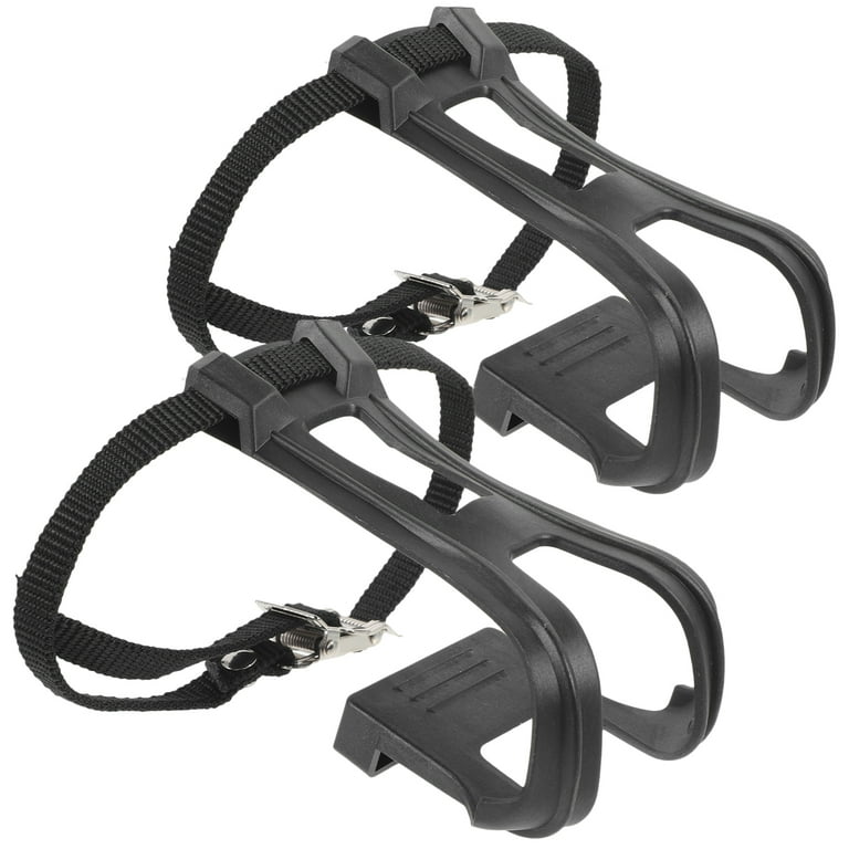 Eease Pedal Toe Clips Bike Pedals with Straps Outdoor Indoor Cycling Walmart