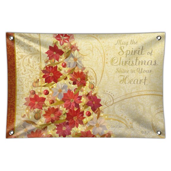 Christmas Holiday Tree Spirit Shine in Your Heart Home Business Office Sign