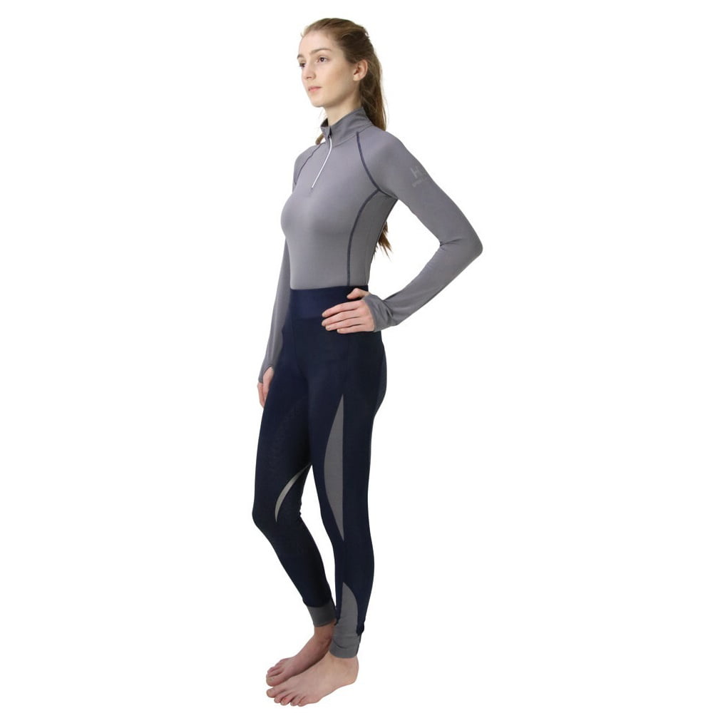 Hy Sport Active Long Sleeve Base Layer Ladies Stretch Horse Riding Top 