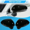 thumbnail image 3 of Cubierta de espejo de ala de puerta para Seat Ibiza 6J 2008-2017 y Seat León Exeo 2008-2013, negro brillante, 3 of 7