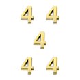thumbnail image 3 of maskred House Numbers for Outside Simple Style Numerical Signs Sign Exquisite Number Mark Accessories Number Mark Marking Accessory Number 4 5PCS, 3 of 6