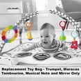 thumbnail image 6 of Replacement Parts for Fisher-Price Baby's Bandstand Play Gym - DFP69 ~ Replacement Toy Bag ~ Trumpet, Maracas, Tambourine, Musical Note and Mirror, 6 of 7