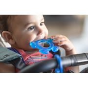Nuby 3-Step Soothing Teether Set for Infants, Green/Blue/Yellow Unisex Baby Teethers, 3 Count