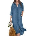Women Shirt Dresses Clearance Denim Dress Summer Casual Vacation Beach