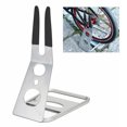 thumbnail image 1 of HEVIRGO Mountain Bike Bicycle Display Stand Floor Parking Storage Instant Rack Bracket,Black, 1 of 9