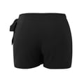 thumbnail image 3 of Women's Lightweight Summer Linen Blend Skirt Pants - A Line, S-XL Sizes, Casual Daily Wear, Machine Washable, Solid Color, 3 of 4