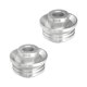 thumbnail image 1 of 2 piezas de eje de cubo de rueda, accesorios de piezas de rueda de aleación de aluminio para Crf450R Crf450x Crf450RX, piezas de reparación fáciles de Plata, 1 of 9