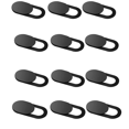 thumbnail image 1 of Paquete de 12 fundas ultrafinas para cámara web para computadora portátil, computadora MacBook Pro, PC, Echo Show, tableta, iMac, iPad, iPhone, teléfono celular, controles deslizantes de bloqueo, 1 of 5