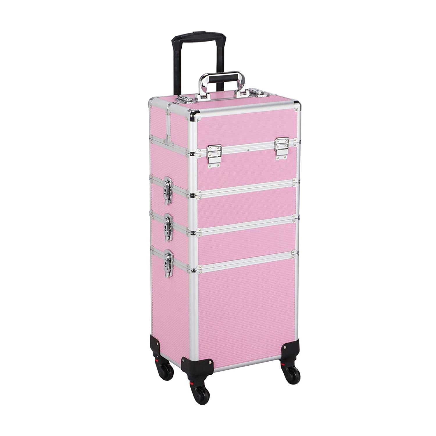 Easyfashion 4-in-1 Makeup Trolley Case 