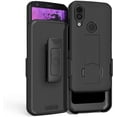 thumbnail image 2 of BELTRON Case with Clip for CAT S62 T-Mobile, CAT S62 Pro Unlocked, Heavy Duty Case with Swivel Belt Clip Holster Combo for CAT S62 - Features: Secure Fit & Built-in Kickstand - Black, 2 of 9