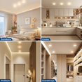 thumbnail image 3 of L&aacute;mparas de Techo 6 Pulgadas 6 Piezas, 15W L&aacute;mpara Empotrable de Techo LED Ultrafina para Interiores Luz de Techo Plaf&oacute;n Redondo para Dormitorio Sal&oacute;n Comed, 3 of 9