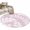 Pink, variant on Ochre Orange Leaves Round Area Rug 4 FT,Non Slip Indoor Outdoor Rug,Farmhouse Botanical Branch Vintage Boho Washable Soft Circular Carpet Non-Shedding Floor Mat for Coffee Table Nursery Foyer Balcony