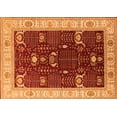thumbnail image 1 of Ahgly Company Indoor Rectangle Oriental Orange Industrial Area Rugs, 2' x 3', 1 of 4