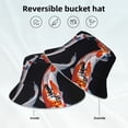 thumbnail image 2 of Balery Tricolor Koi Fish Trio Sombreros para el sol para hombre y mujer, sombrero de pescador con UPF 50+, 2 of 6