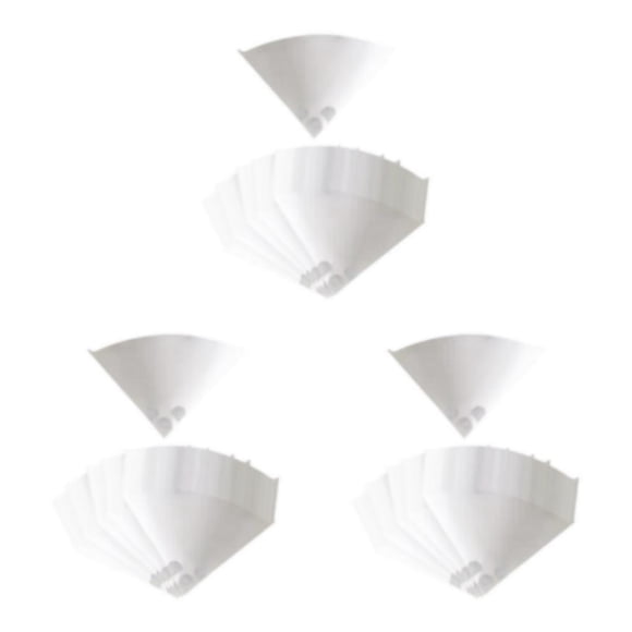Yuarrent 250Pcs/Pack Cone Paper Funnel Dual Purpose Paint Paper Funnel Strainers Type1 NO1