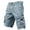 Blue@GC@, variant on CONZONE Mens Baggy Cargo Shorts Casual Solid Color Elastic Waist Drawstring Cargo Shorts for Men Lightweight Relaxed Fit Summer Workout Shorts With Pockets