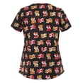 thumbnail image 2 of Pntutb mujeres moda manga corta cuello tops uniforme de trabajo blusa camisa Pntutb Pntutb-5843, 2 of 3