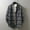 Black#mens plaid shirts long sleeve, variant on Lightweight Plaid Jacket for Men 2025 Casual Fashion Patchwork Blouses Long Sleeve Button Up Tshirt Classic Lapel Tops Green,XL