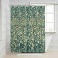 thumbnail image 6 of Victorian William Morris Original Design Vintage Shower Curtain Furniture Bathroom Fabric Decorations Washable Shower Curtain with Hooks, 6 of 8
