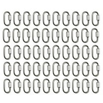 US STAINLESS 50 Pieces Stainless Steel 316 Quick Link 3.5mm 1/8" Marine Grade