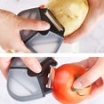 thumbnail image 2 of Kearding Cuchillo multifuncional para pelar melones de acero inoxidable 3 en 1 pelado para cocina Cocina y Comedor Kearding HA014250-00, 2 of 6