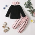 thumbnail image 4 of Baby Girl Clothes Infant Girl Outfit Ruffle Sleeve Shirt and Pant Set Fall Winter Clothing for Girl, 4 of 8