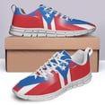 thumbnail image 4 of Puerto Rico Shoes Men Women Running Tennis Shoes Breathable Casual Puerto Rico Flag Sneakers White Size 9.5, 4 of 5
