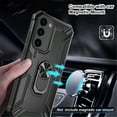 thumbnail image 4 of Allytech for Samsung S21 FE 5G Case, Galaxy S21 FE Case, 6.4-Inch, Military Grade Shockproof Magnetic Car Mount Rugged Protection Phone Case for Samsung Galaxy S21 FE 5G with Ring Kickstand, Rosegold, 4 of 8