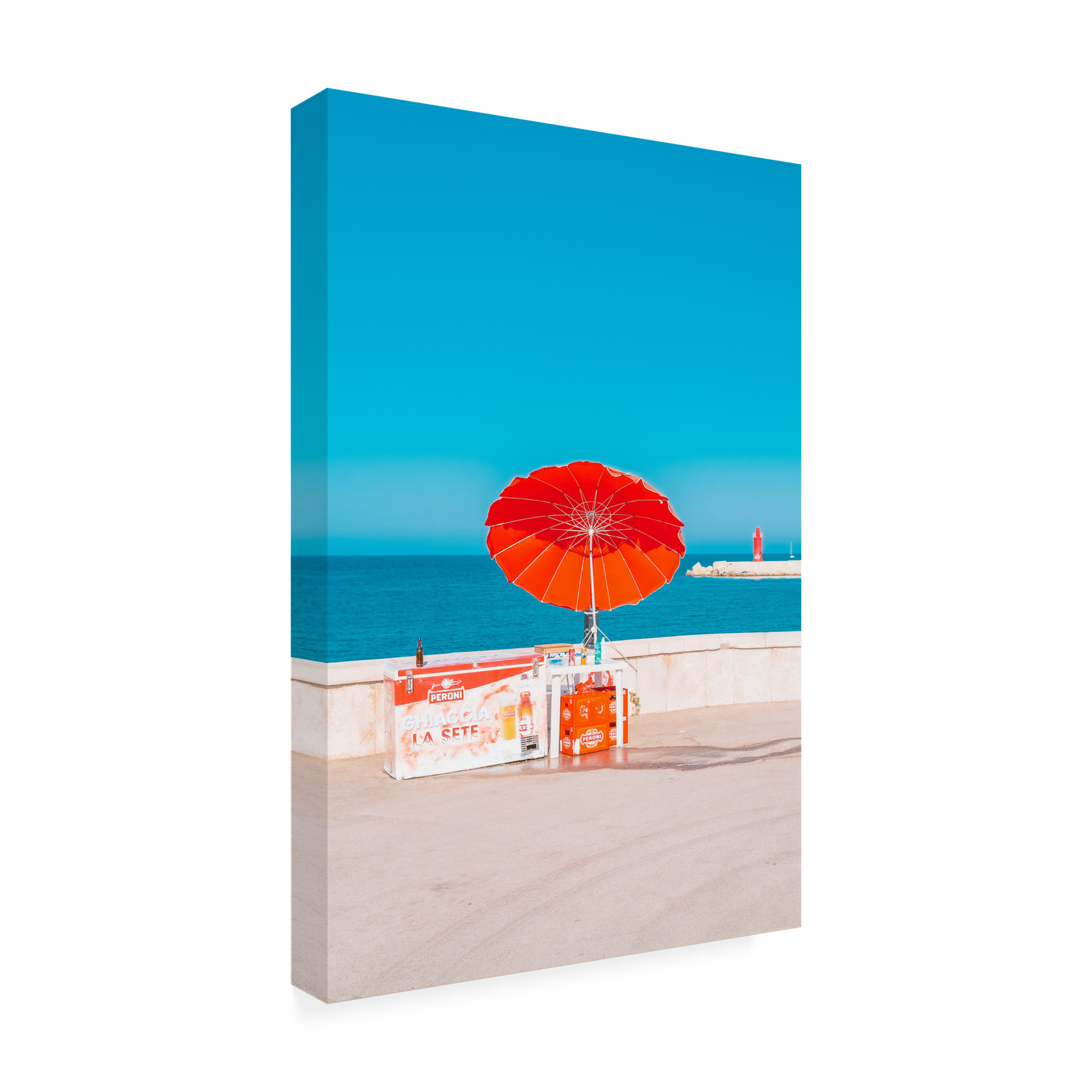 Trademark Fine Art Roberto Ruoli Red Summer Canvas Wall Art